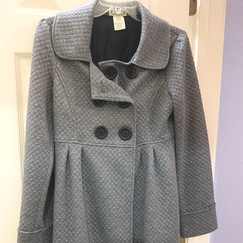 Light grey pea coat